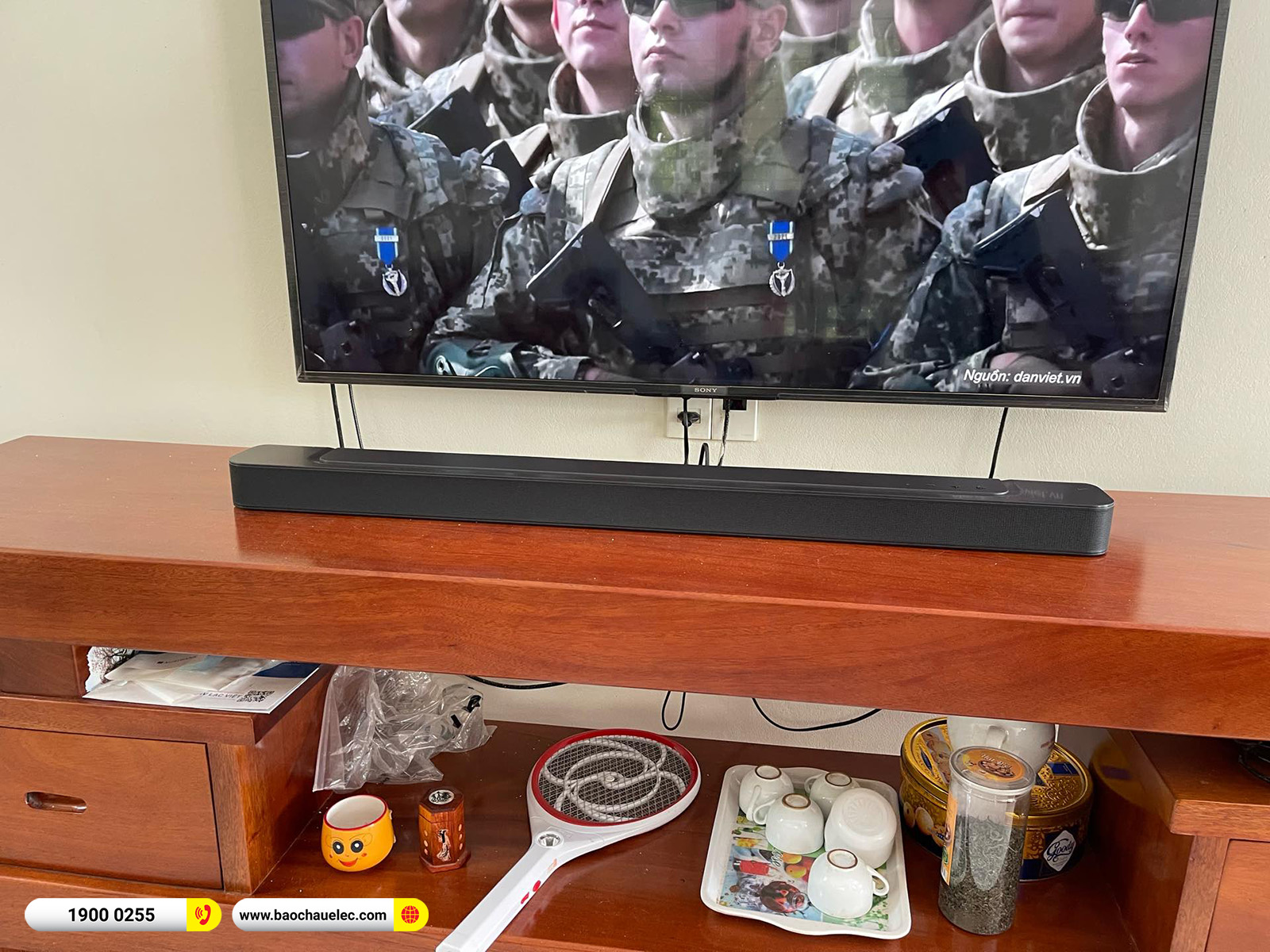 Lắp đặt Loa Soundbar JBL Bar 500 hơn 14tr cho anh Khải tại Vĩnh Ph&uacute;c 