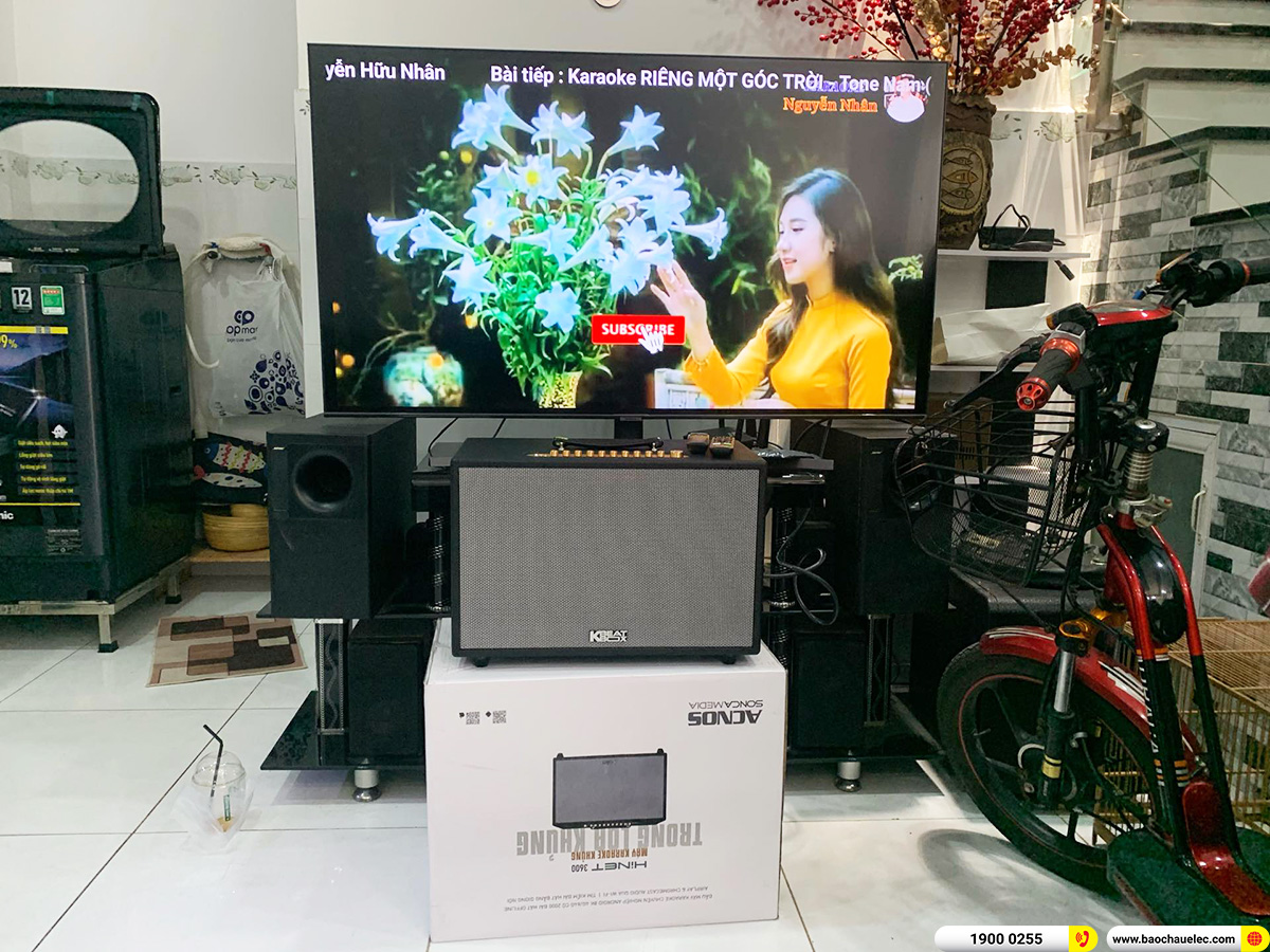 Bàn giao loa Xách Tay Acnos Hinet 3600 cho anh Cường ở TPHCM