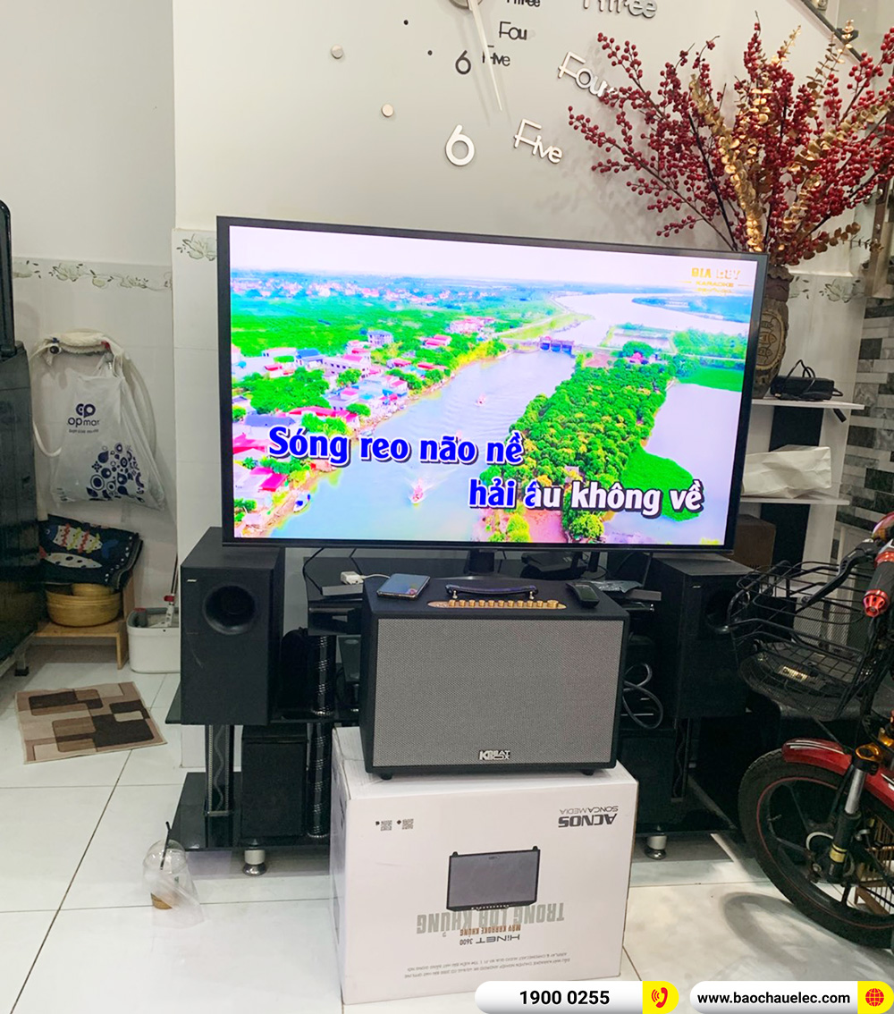 Bàn giao loa Xách Tay Acnos Hinet 3600 cho anh Cường ở TPHCM