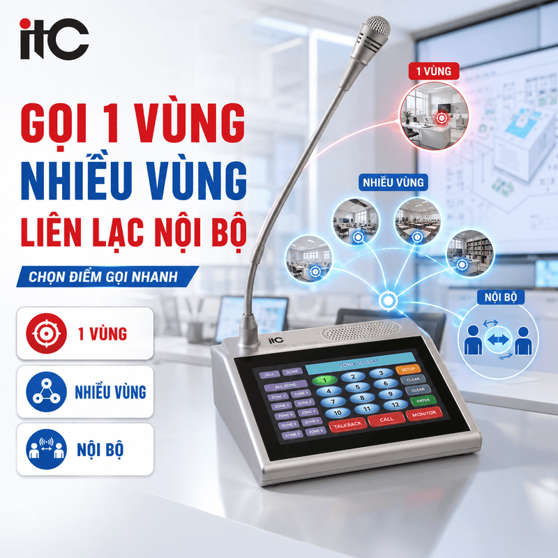 Bàn gọi phân vùng ITC T-7702A