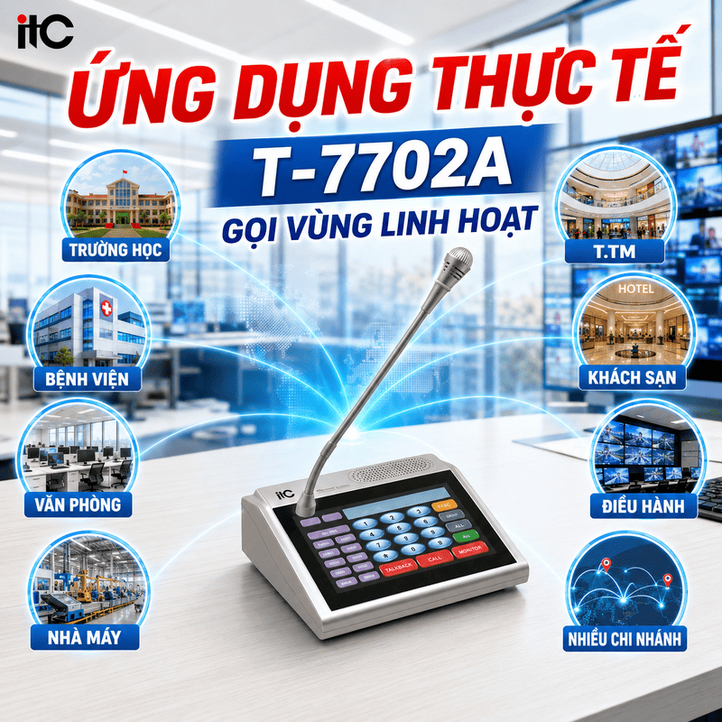 Bàn gọi phân vùng ITC T-7702A