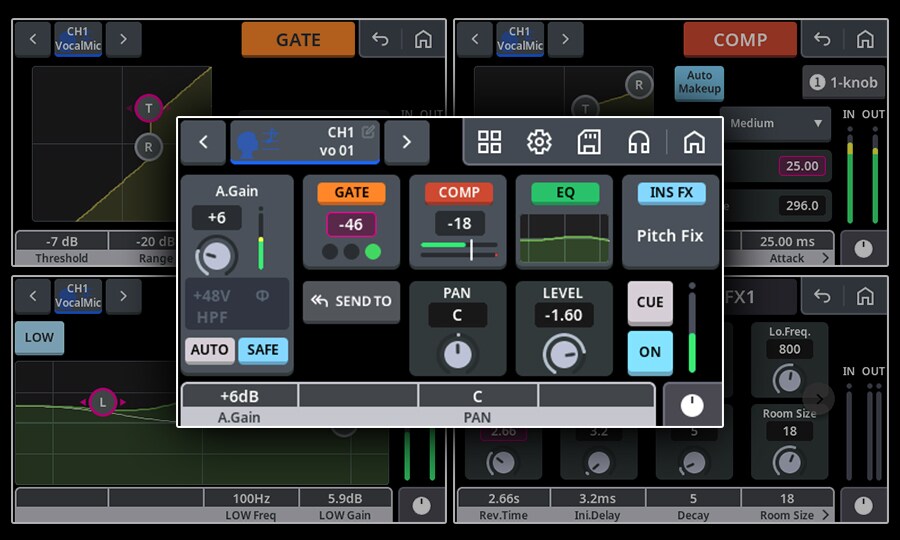 Mixer Yamaha MGX12V