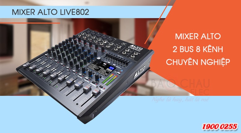B&agrave;n mixer Alto Live 802