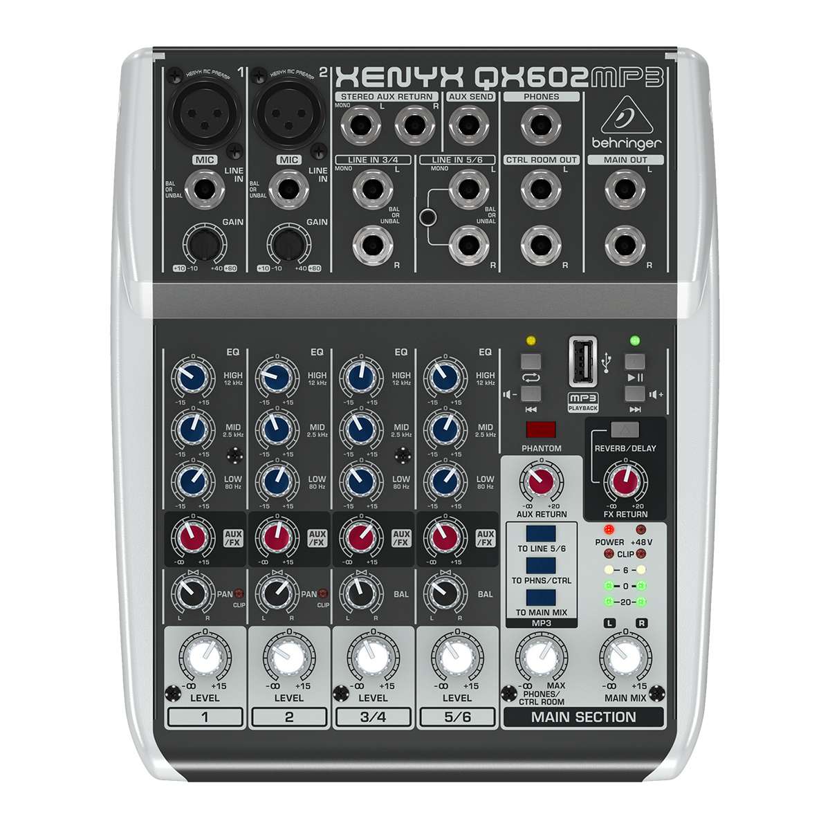 Mixer Behringer Xenyx QX602MP3