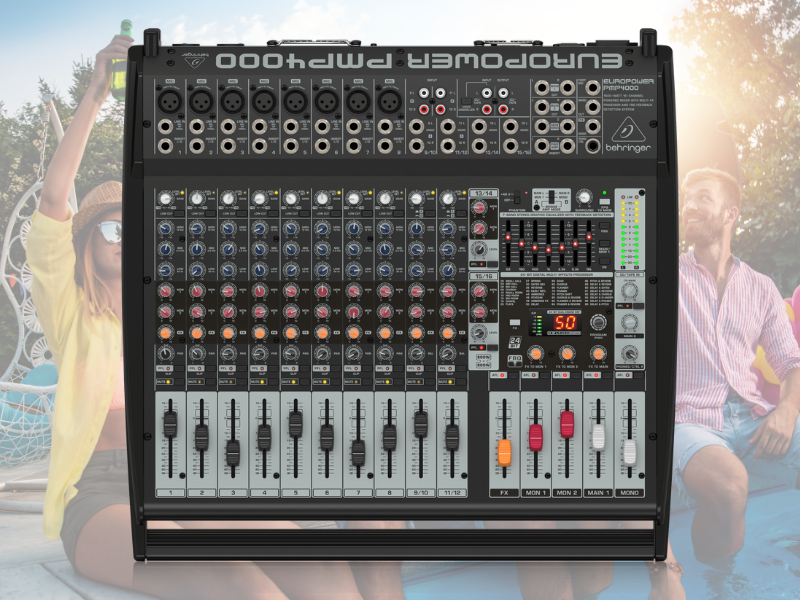 B&agrave;n mixer Behringer PMP4000