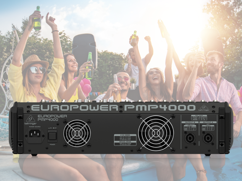 B&agrave;n mixer Behringer PMP4000