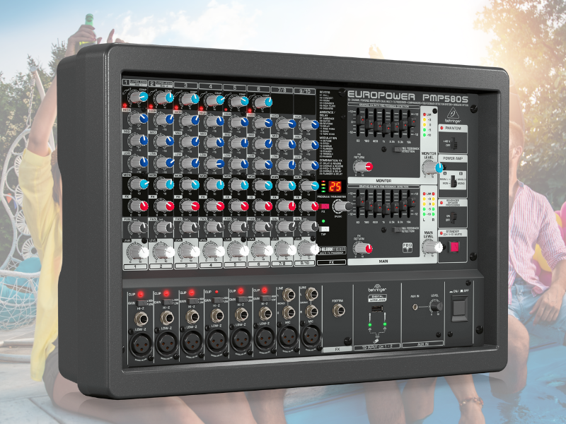 B&agrave;n mixer Behringer PMP580S