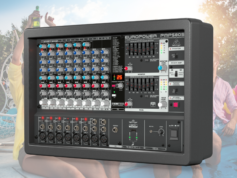 B&agrave;n mixer Behringer PMP580S