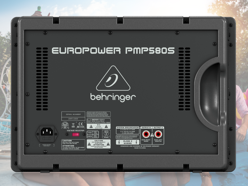 B&agrave;n mixer Behringer PMP580S