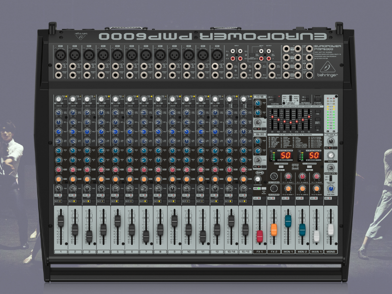 B&agrave;n mixer Behringer PMP 6000