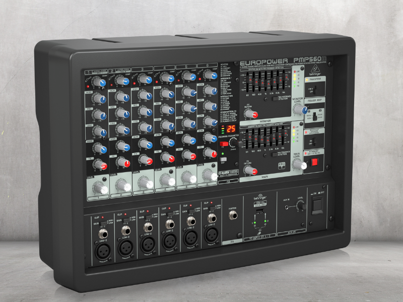 B&agrave;n mixer Behringer PMP560M