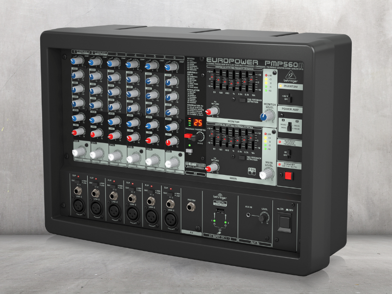 B&agrave;n mixer Behringer PMP560M