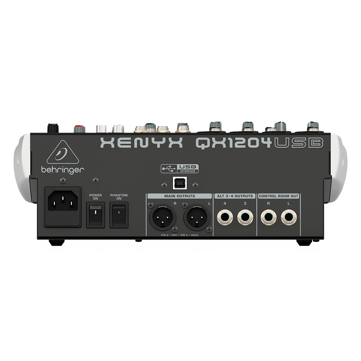 Mặt sau Bàn mixer Behringer QX1204USB