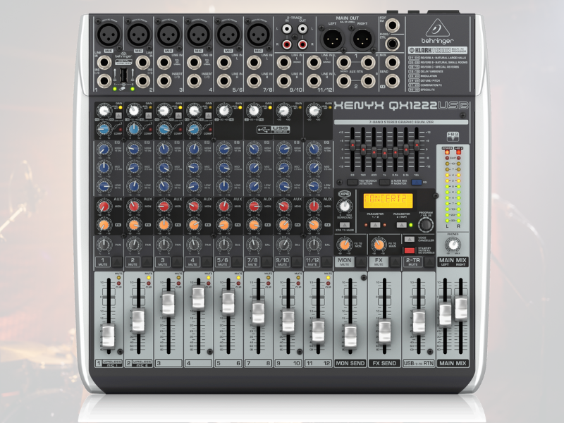 B&agrave;n mixer Behringer Xenyx X2222USB