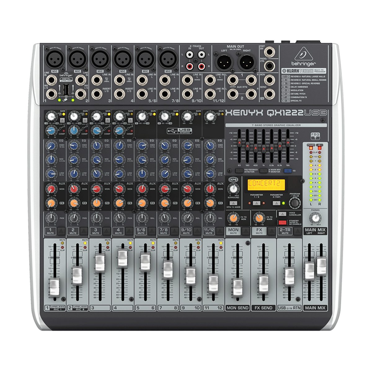 Bàn mixer Behringer Xenyx QX1222USB