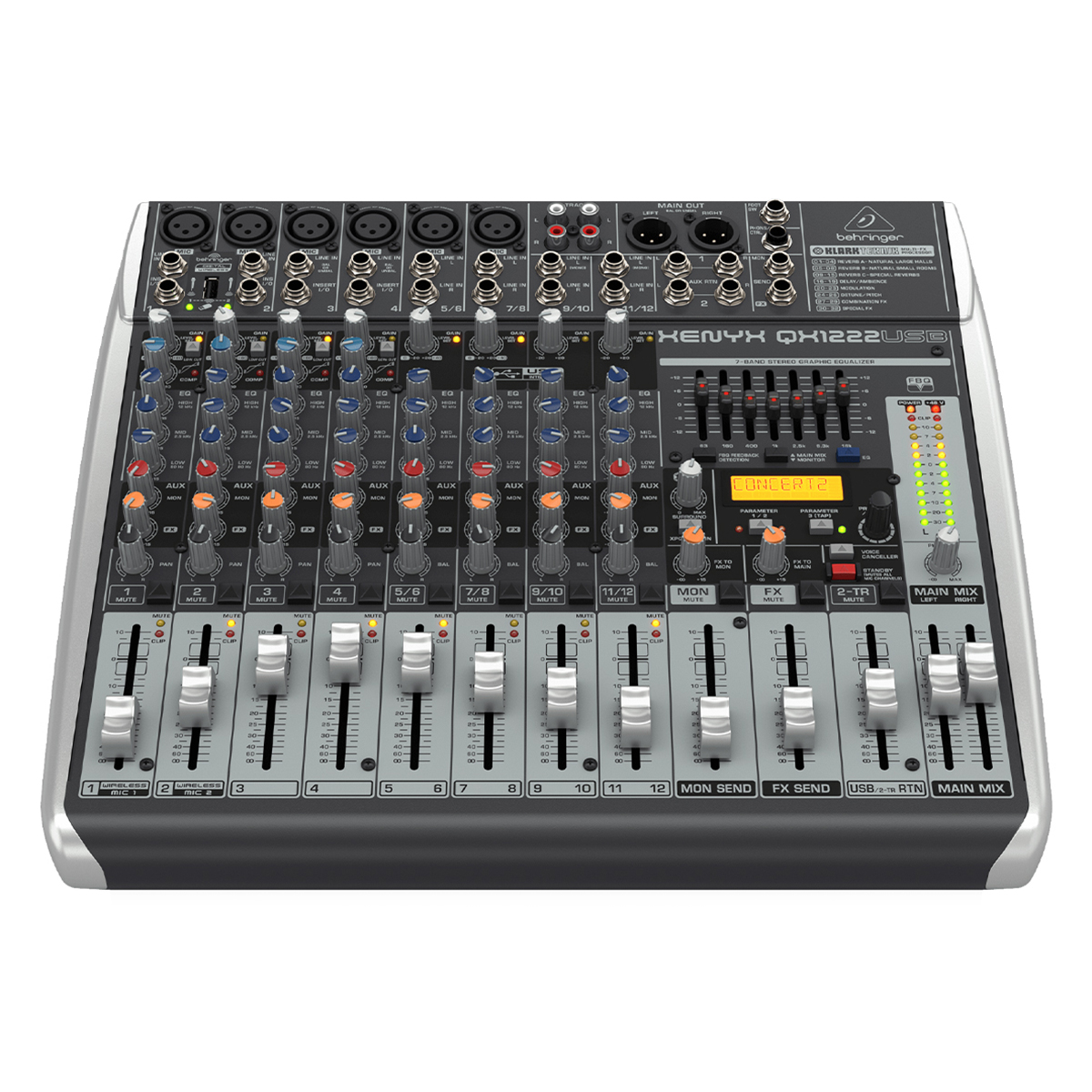 Bàn mixer Behringer Xenyx QX1222USB