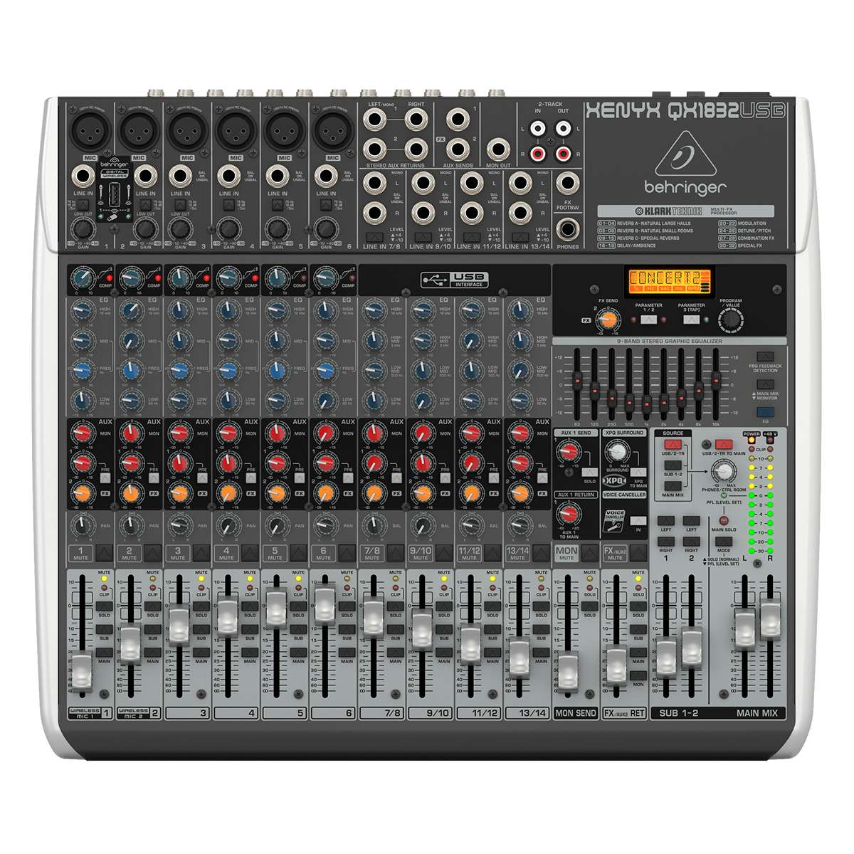 Bàn mixer Behringer Xenyx QX1832USB