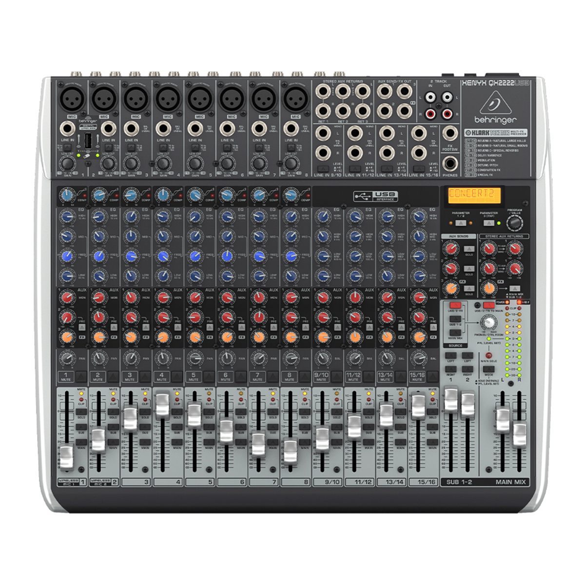 Bàn Mixer Behringer Xenyx QX2222USB