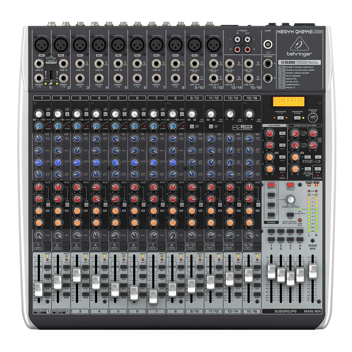 Bàn mixer Behringer Xenyx QX2442USB