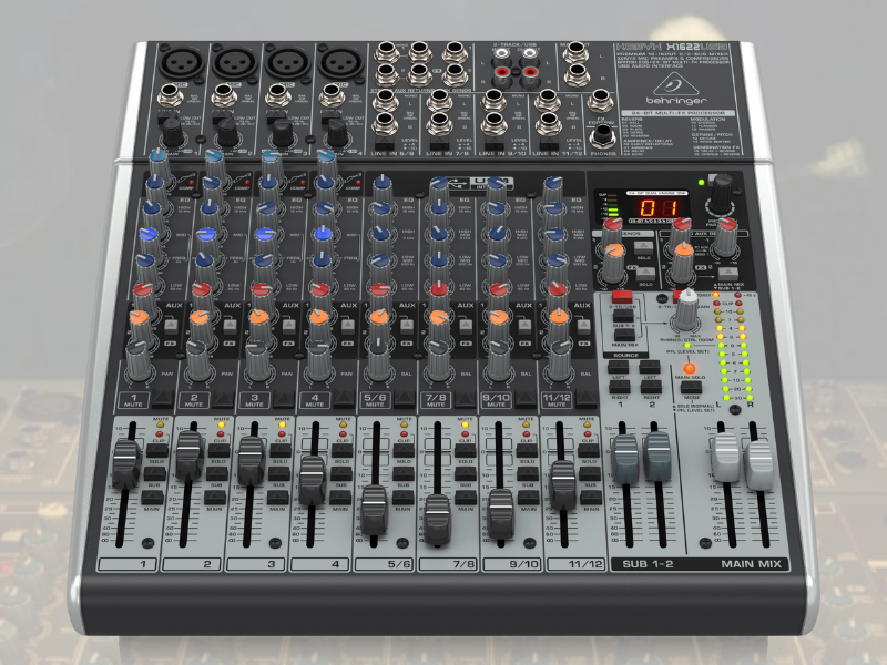 B&agrave;n mixer Behringer Xenyx X1622USB