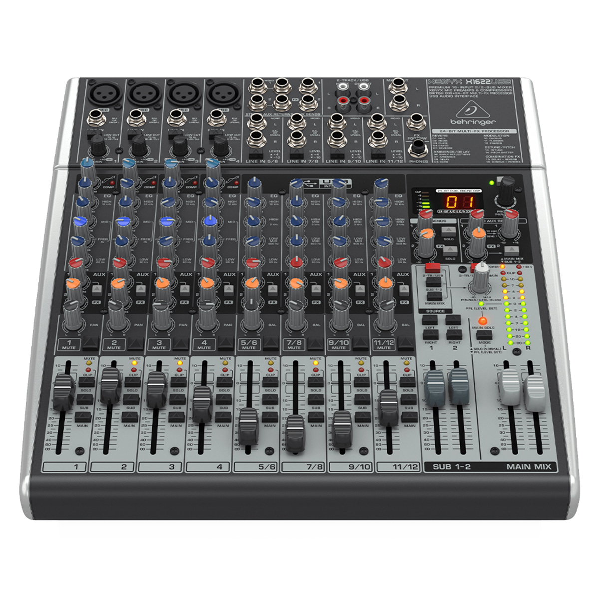 Bàn mixer Behringer Xenyx X1622USB