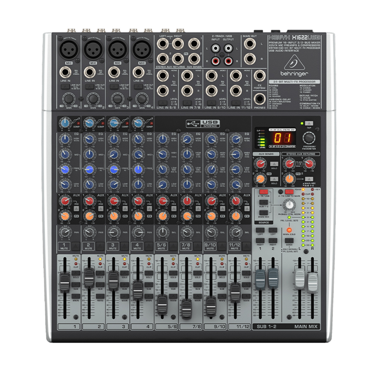 Bàn mixer Behringer Xenyx X1622USB