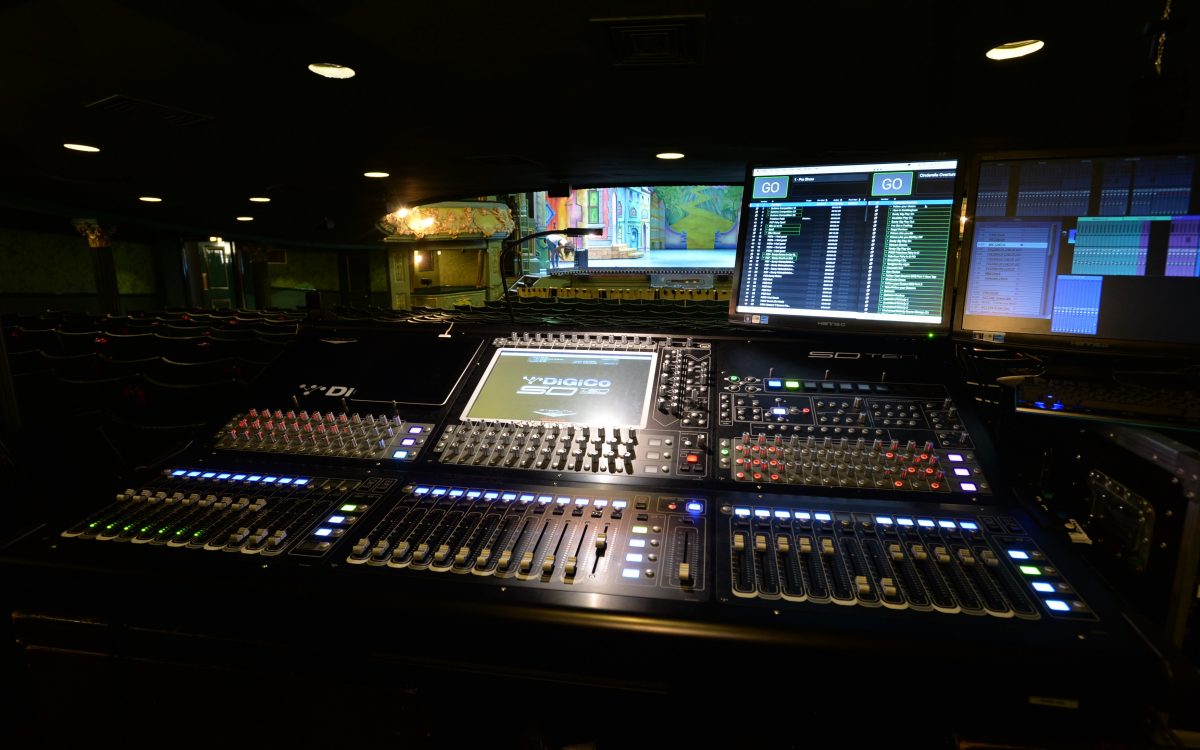 B&agrave;n mixer DiGiCo SD7T