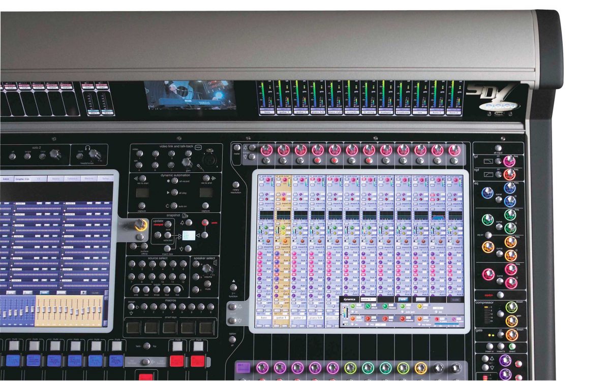B&agrave;n mixer DiGiCo SD7T