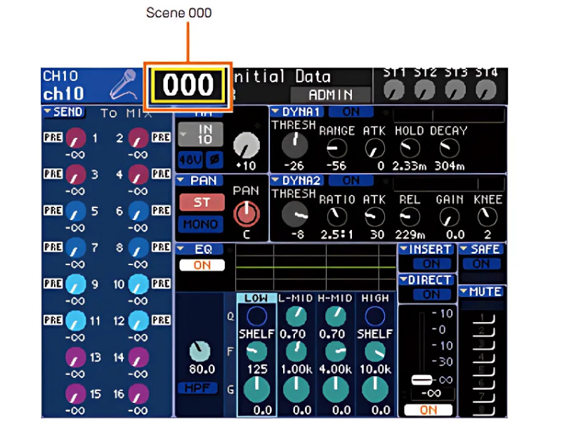 B&agrave;n mixer Yamaha LS9-32