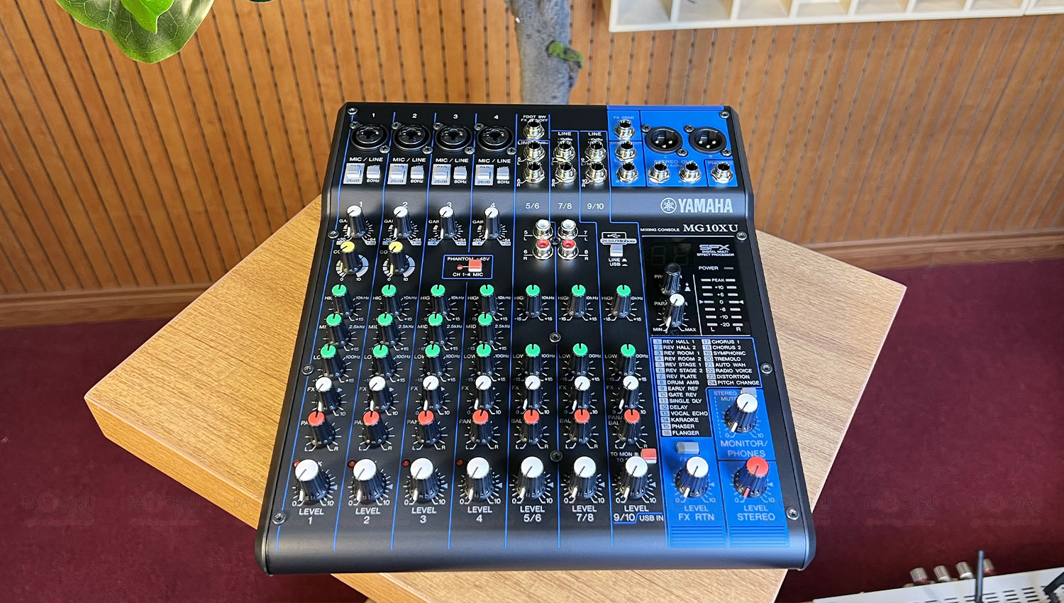 Bàn Mixer Yamaha MG10XU (Mixer Analog, 10 Kênh, 4 Mono, 3 Stereo)