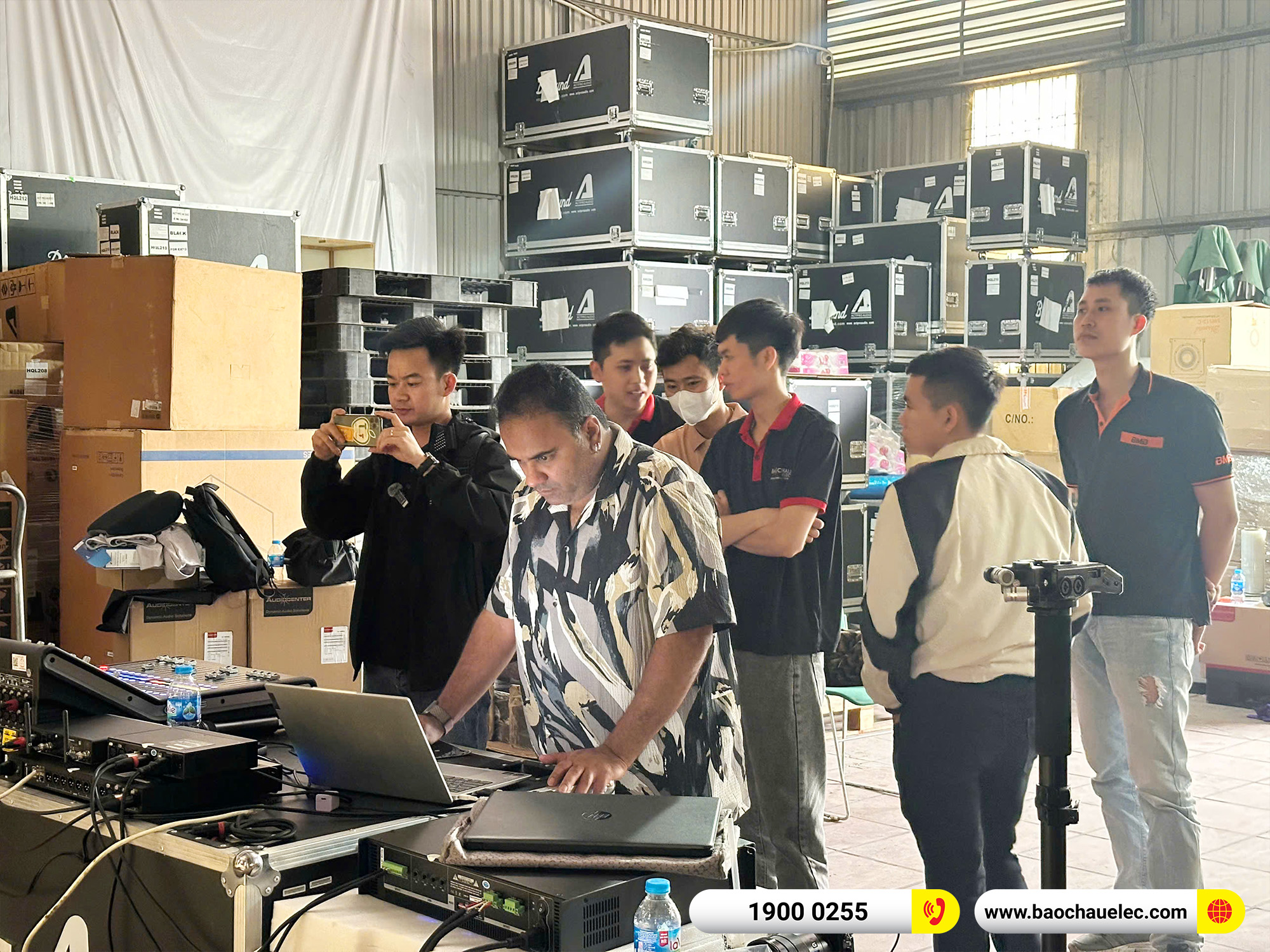 Bảo Châu Elec Đón Tiếp Kỹ Thuật Trưởng Audiocenter Châu Á – Đào Tạo Chuyên Sâu Về Âm Thanh