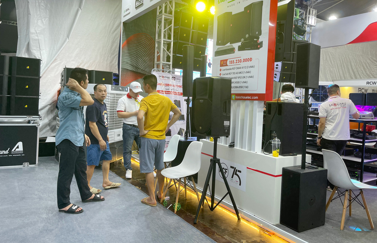 Bảo Ch&acirc;u Elec kết hợp c&ugrave;ng với h&atilde;ng RCF tham gia triển l&atilde;m Plase Show 2024