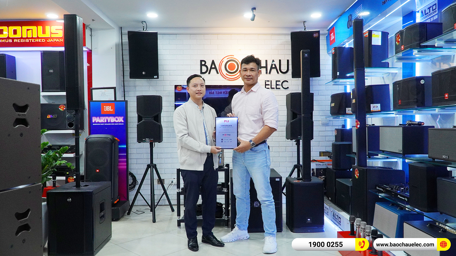 Bảo Ch&acirc;u Elec tiếp đ&oacute;n đo&agrave;n đại diện đơn vị Ph&uacute;c Giang PGI sang thăm v&agrave; l&agrave;m việc