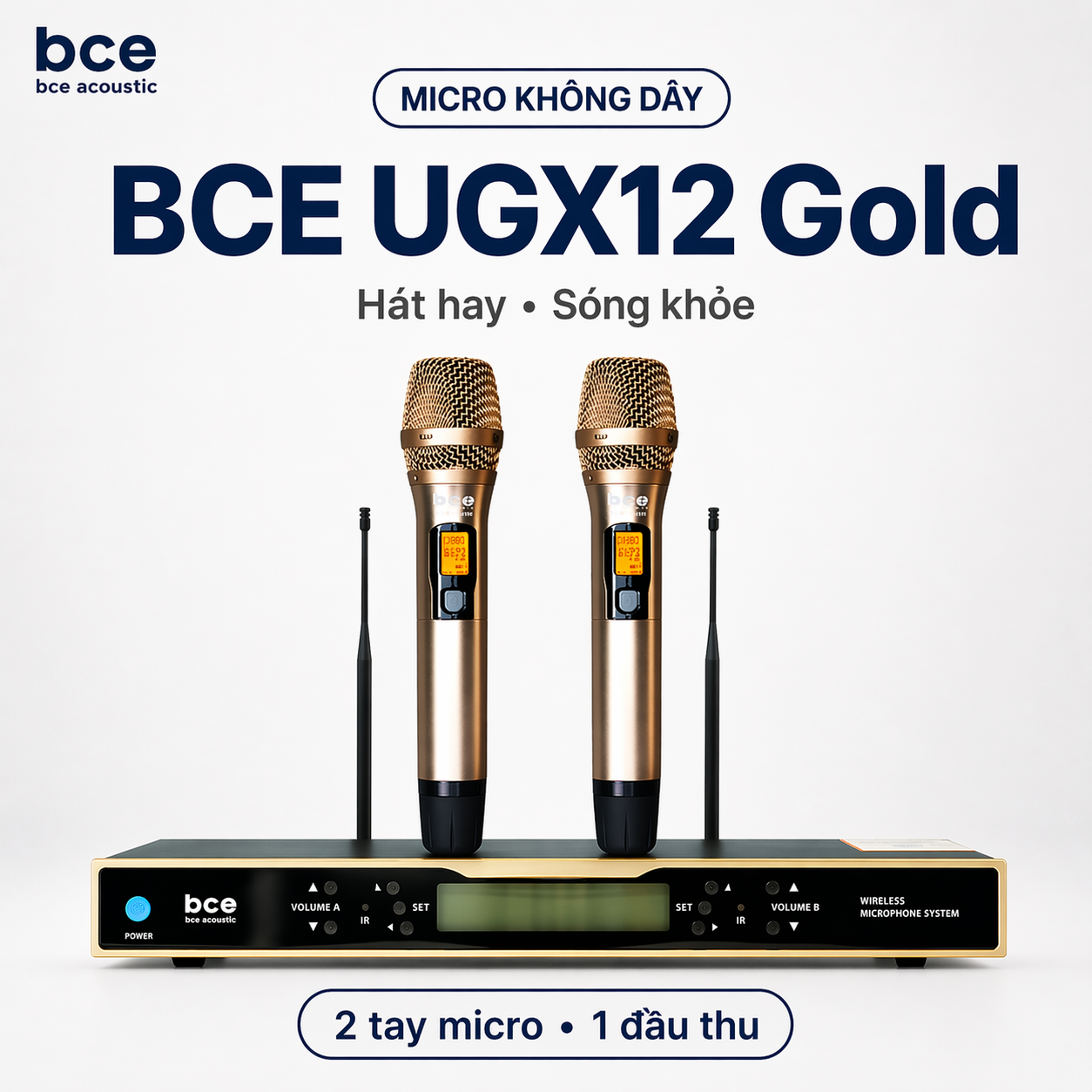 Micro không dây BCE UGX12 Gold