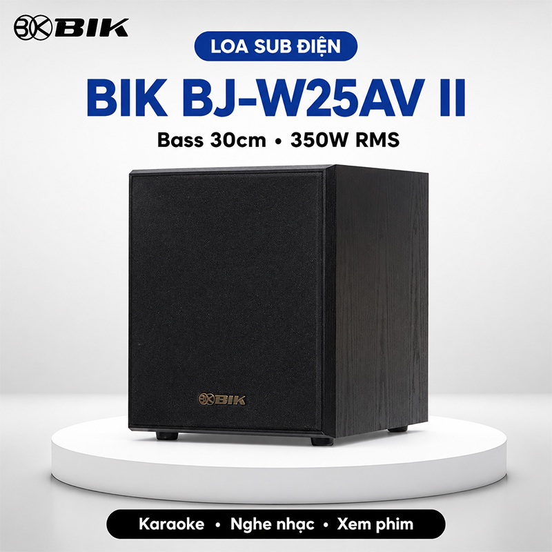 Loa Sub Điện BIK BJ-W25AV II (Bass 30cm)