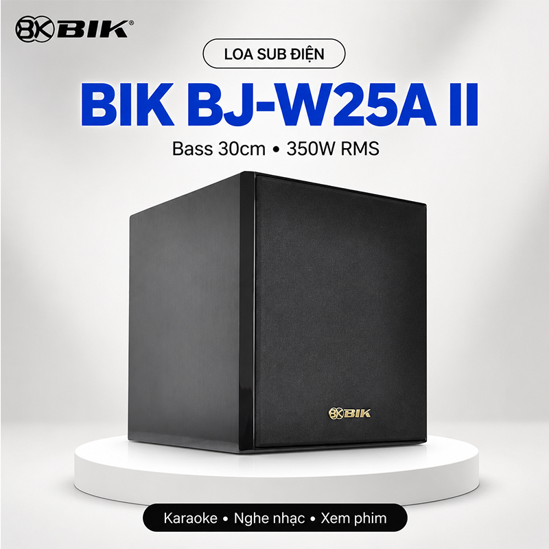 Loa sub điện BIK BJ-W25A II (Bass 30cm)