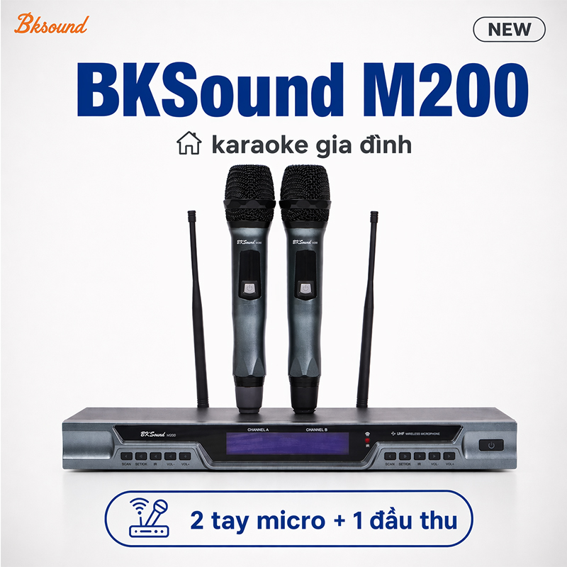 Micro không dây Bksound M200 