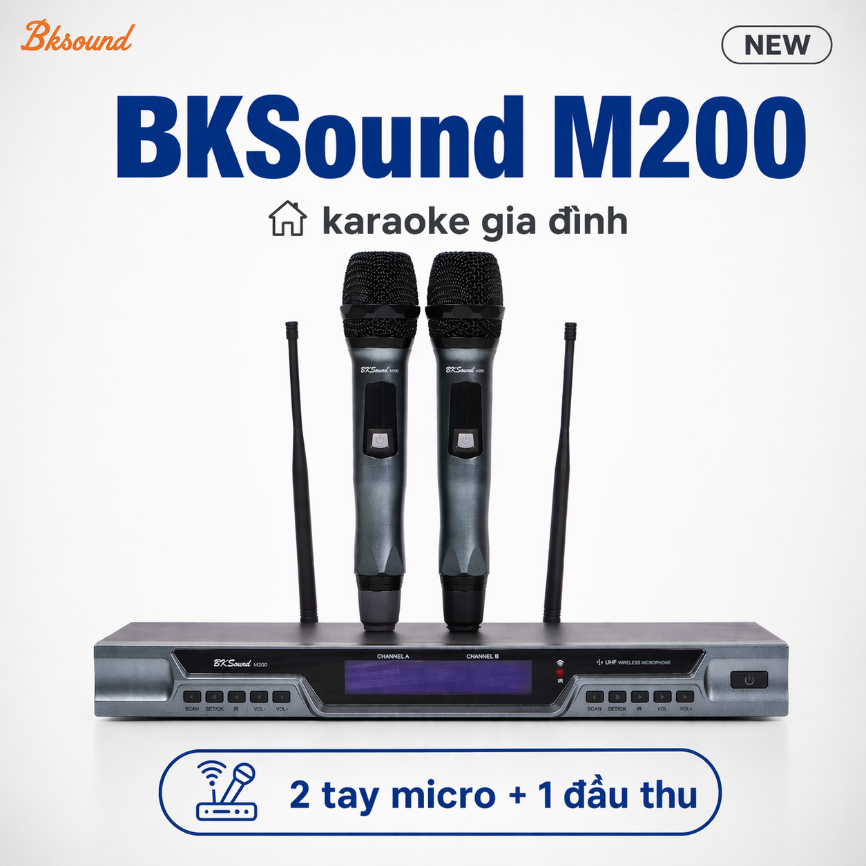 Micro không dây Bksound M200 