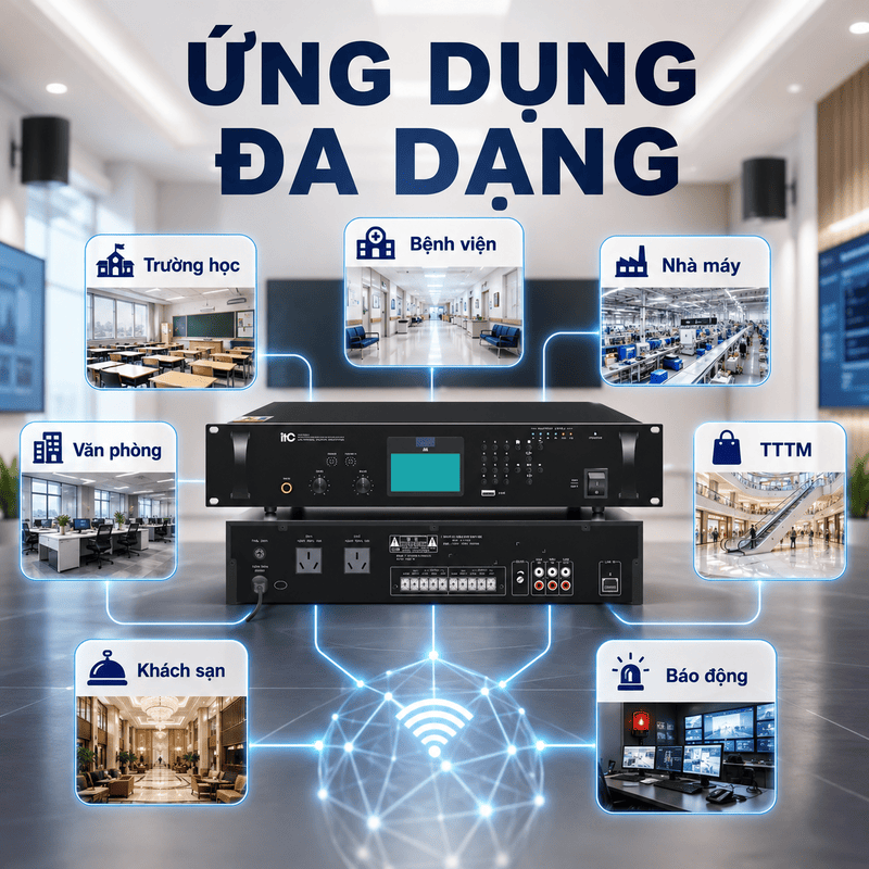 Bộ chuyển đổi &acirc;m thanh IP ITC T-7701