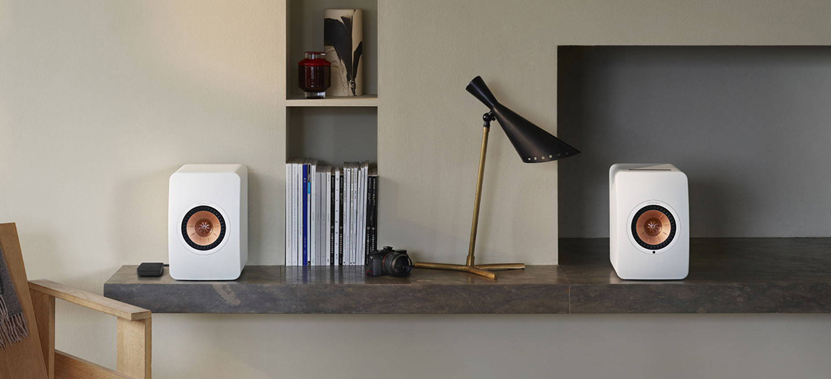 Bộ chuyển đổi kh&ocirc;ng d&acirc;y Loa si&ecirc;u trầm KEF KW1 TX/RX