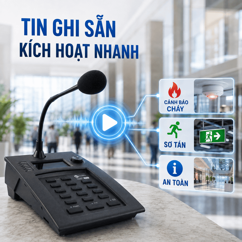 Bộ điều khiển micro khẩn cấp RCF BM 9802