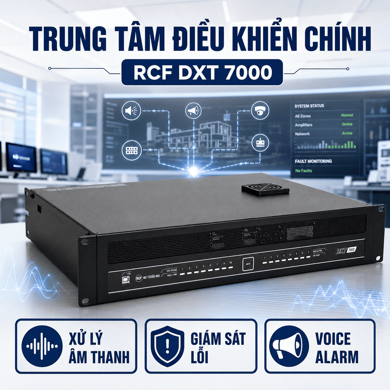 Bộ điều khiển trung tâm RCF MU 7100EN MKII