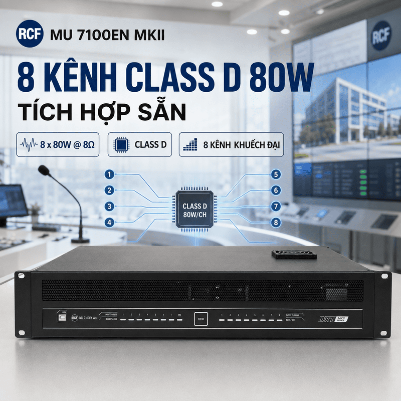 Bộ điều khiển trung tâm RCF MU 7100EN MKII