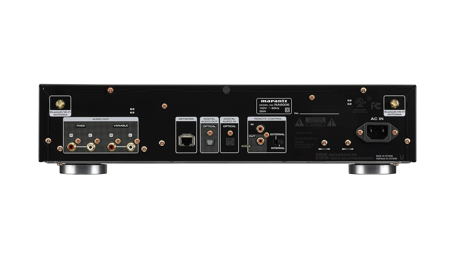 mặt sau Bộ giải mã DAC Marantz NA6006