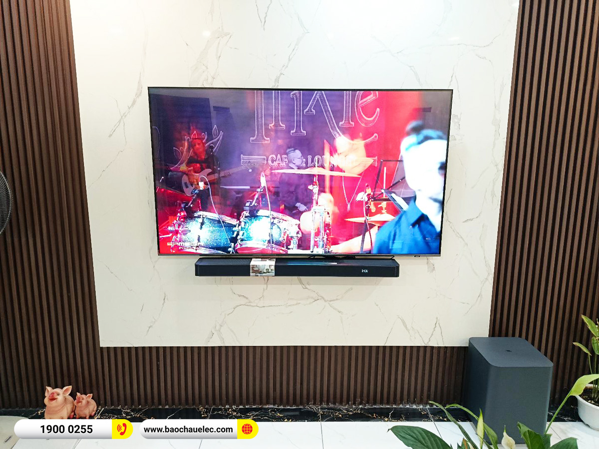 Lắp đặt Loa soundbar JBL Bar 1300 hơn 25tr cho anh To&agrave;n tại H&agrave; Nội