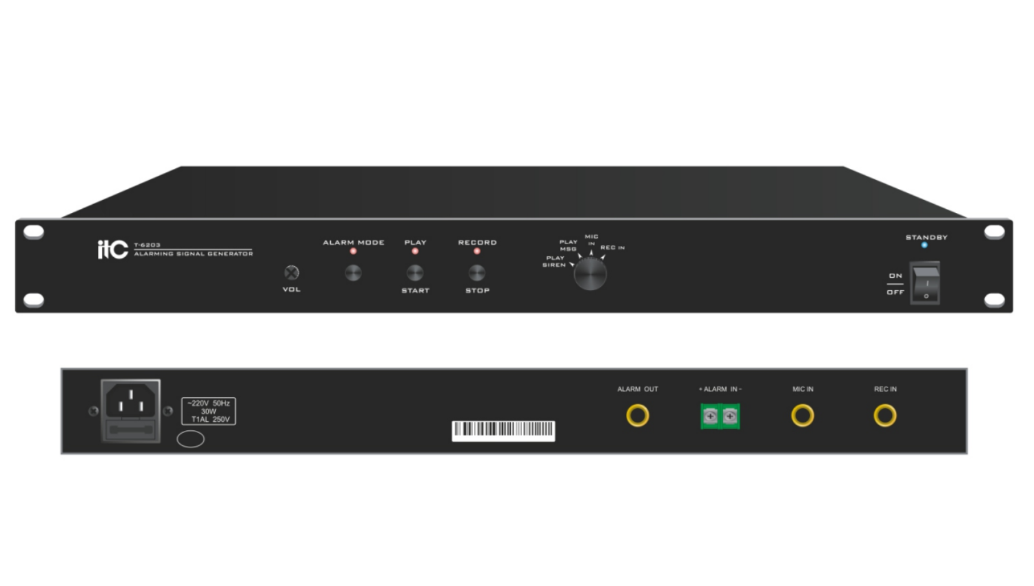 Bộ lưu tín báo cháy và ghi âm giọng nói ITC T-6203