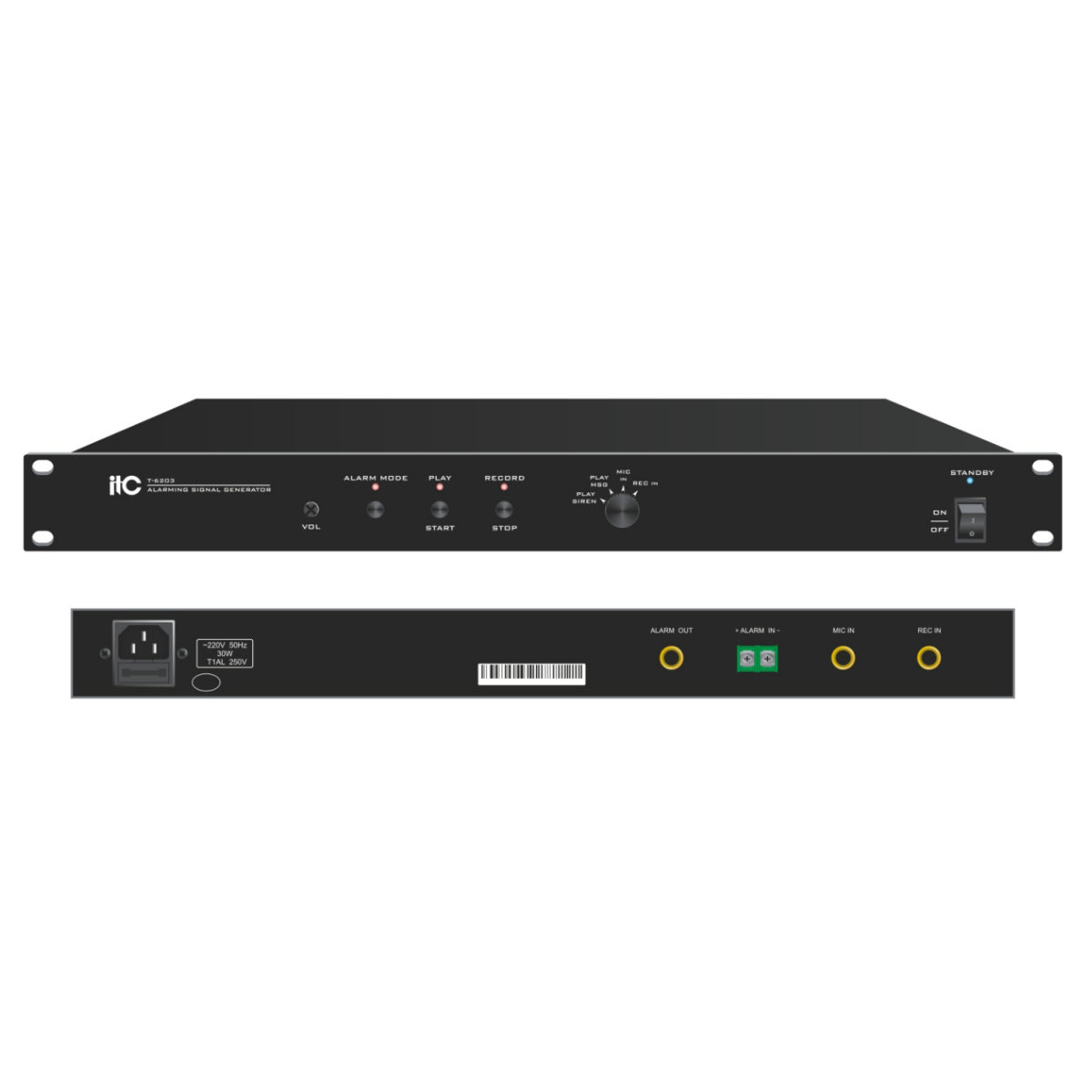 Bộ lưu tín báo cháy và ghi âm giọng nói ITC T-6203