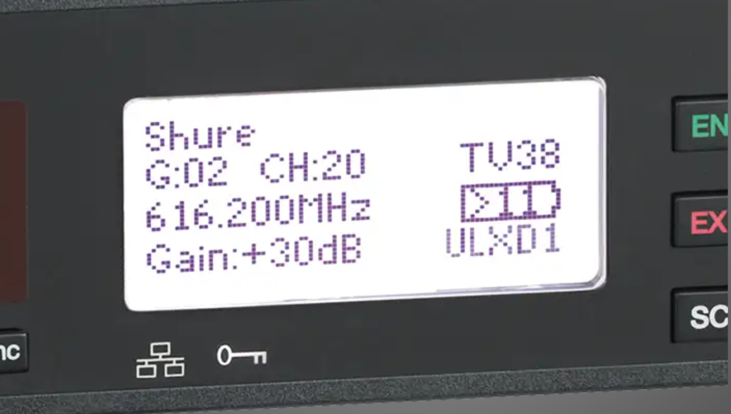 Bộ nhận không dây 1 kênh Shure ULXD4A