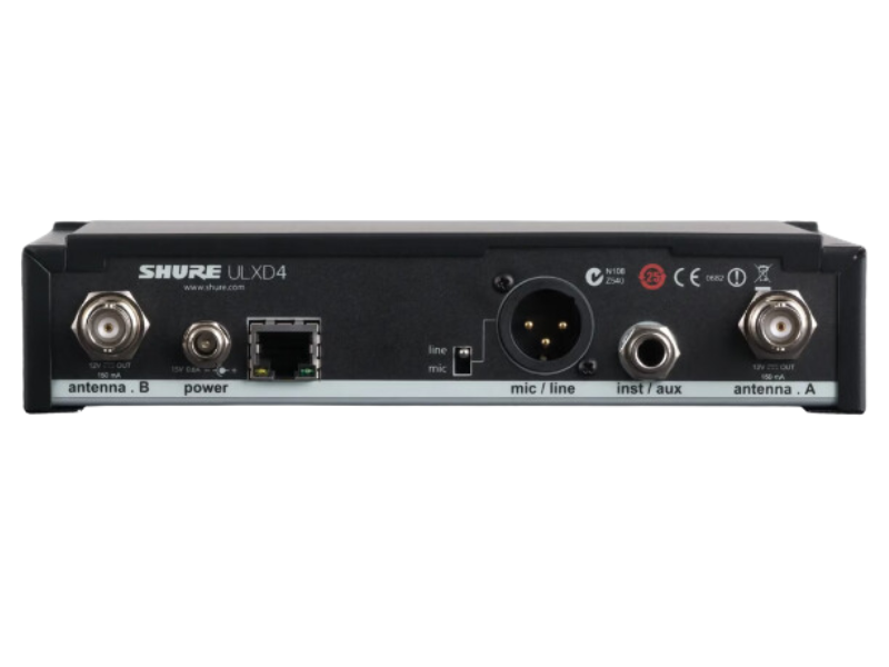 Bộ nhận kh&ocirc;ng d&acirc;y 1 k&ecirc;nh Shure ULXD4A