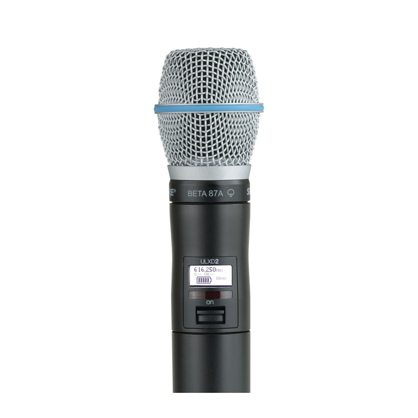 Bộ phát cầm tay với đầu Micro Shure ULXD2/B87A